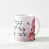 Mug Chelot d'anniversaire personnalisé et élégant (Devant droit)