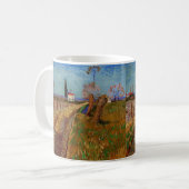 Mug Chemin dans un champ, saules de Vincent van Gogh (Devant gauche)
