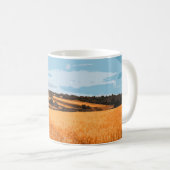 Mug Chemin de Campagne Pittoresque Champ Doré Rétro (Devant droit)