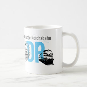 Mug Chemin de fer allemand DDR Design