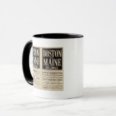 Mug Chemin de fer de Boston et du Maine (Devant gauche)