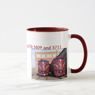 Mug Chemin de fer E-8a, s (JTFS) 5809 et 5711 de la