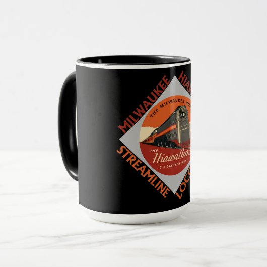 Mug Chemin de fer Milwaukee Hiawatha (Devant gauche)