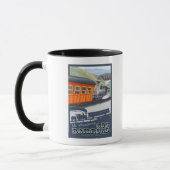 Mug Chemin de fer Mount Washington, New HampshireCog (Gauche)