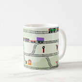 Mug Chemin de fer pour enfants : Funny Motif sans cout (Devant droit)