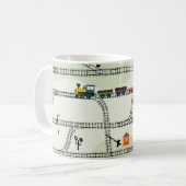 Mug Chemin de fer pour enfants : Funny Motif sans cout (Devant gauche)
