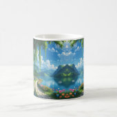 Mug "Chemin de jardin paisible - Sips sereins commence (Centre)