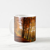 Mug Chemin de la forêt d'automne (Devant gauche)
