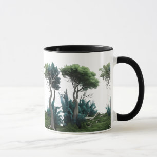 Mug Chemin de la forêt mystique - Bande dessinée inspi