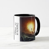 Mug Chemin de la pâte à café persévérante (Devant droit)