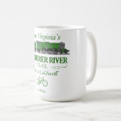 Mug Chemin de la rivière Greenbrier (RT2) (Devant droit)