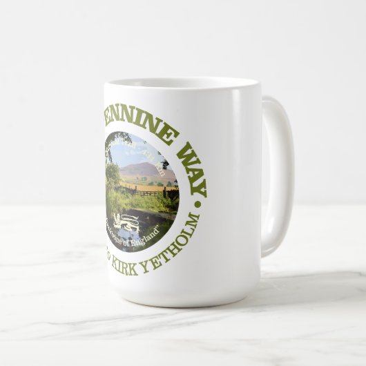 Mug Chemin de pin (rd) (Devant droit)