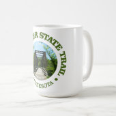 Mug Chemin d'état de la rivière Root (cyclisme c) (Devant droit)