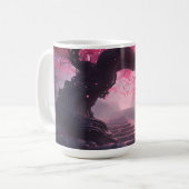 Mug Chemin Mysical De Fleur De Cerisier - Escalier Enc (Devant gauche)