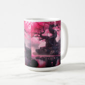 Mug Chemin Mysical De Fleur De Cerisier - Escalier Enc (Devant droit)