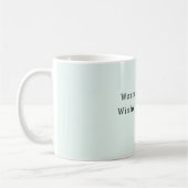 Mug Cheminée à la Menthe Vœux Chaleureux (Gauche)