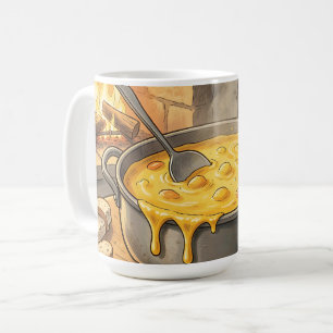 Mug Cheminée Fondue de Fromage Cosy