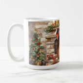 Mug Cheminée Santa Claus Cheminée Red Stockings Chemin (Gauche)
