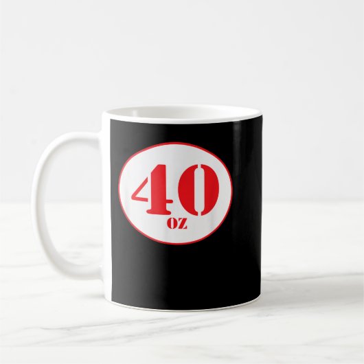 Mug Chemise à bière de 40 oz (Gauche)