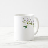 Mug Chemise à colibri et Lisianthus Tri-Blend (Devant droit)