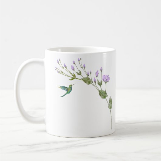 Mug Chemise à colibri et Lisianthus Tri-Blend (Gauche)