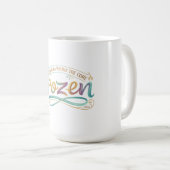 Mug Chemise à manches longues avec typographie Frozen (Devant droit)