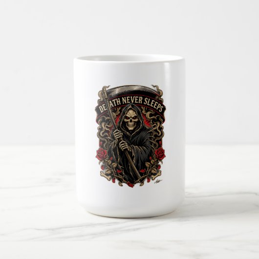 Mug Chemise à manches longues Death Never Sleeps (Centre)