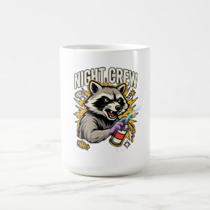 Mug Chemise à manches longues Raton laveur Graffiti Éq