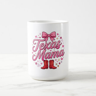 Mug Chemise à noeud Coquette Texas Mama - Noeud rose T