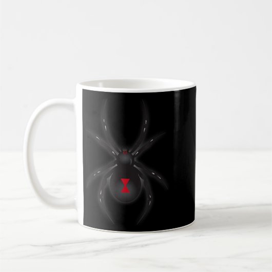 Mug Chemise Araignée Veuve Noire (Gauche)