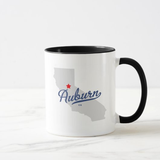Mug Chemise auburn de la Californie CA (Droite)