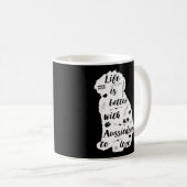 Mug Chemise Aussiedoodle Conception Pour Aussiedoodle (Devant droit)