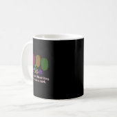 Mug Chemise Autisme D'Empreinte, Chaque Impression Dit (Devant gauche)