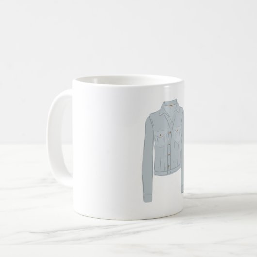 Mug Chemise bleu clair (Devant gauche)