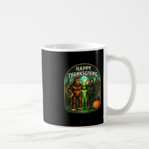 Mug Chemise Bonne Action de Grâce Hommes Bigfoot Alien