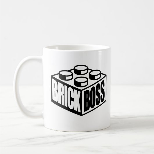 Mug Chemise Boss en brique (Gauche)