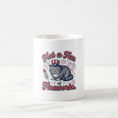Mug Chemise Chat Effrayé Pas Fan de Feux d'Artifice (2 (Centre)