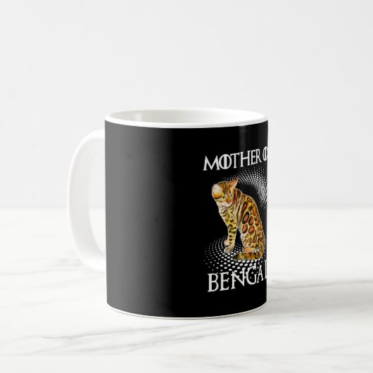 Mug Chemise Chat Mère Du Bengale (Devant gauche)