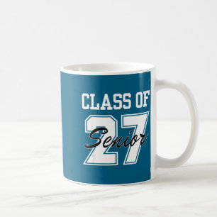 Mug Chemise Classe 2027 Diplômé Senior Dos
