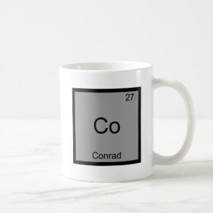 Mug Chemise Co - Conrad Symbole de l'élément de chimie