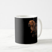 Mug Chemise Dachshund Weiner Chien Maman Papa Aime Dox (Devant droit)