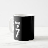 Mug Chemise d'anniversaire 7 ans - J'avais 6 ans maint (Devant gauche)