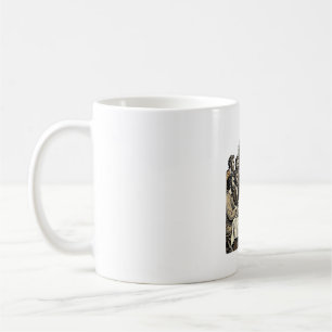 Mug Chemise d'art religieux gravure sainte cène vintag