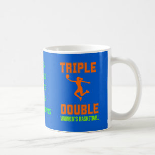 Mug Chemise de basket-ball triple double femme
