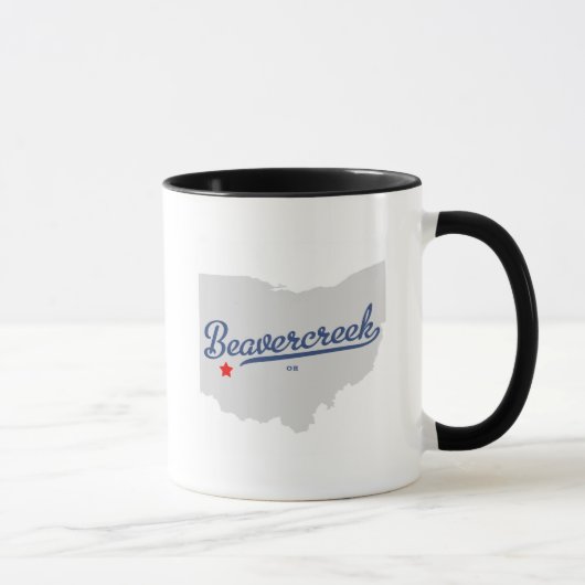 Mug Chemise de Beavercreek Ohio OH (Droite)