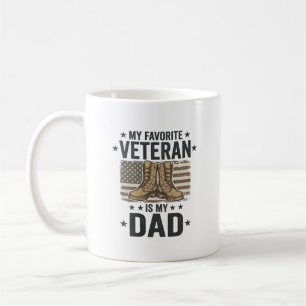Mug Chemise de bottes de combat patriotique pour papa