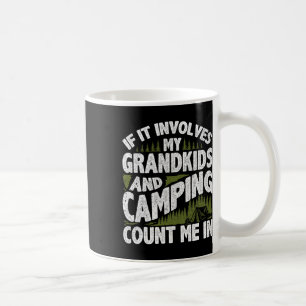 Mug Chemise de camping Papy campeur Vacances en campin