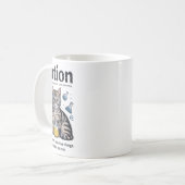 Mug Chemise de cation Chat Science Chimie Professeur D (Devant gauche)