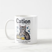 Mug Chemise de cation Chat Science Chimie Professeur D (Gauche)