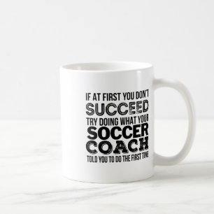 Mug Chemise de coach de foot cadeau drôle Tee
